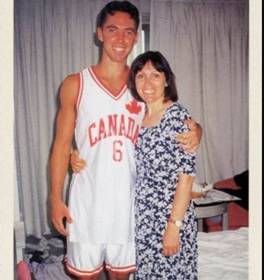 Jean Nash with son Steve Nash